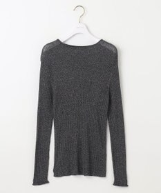 ANY SIS 【洗える】ラメシアーリブ ニット