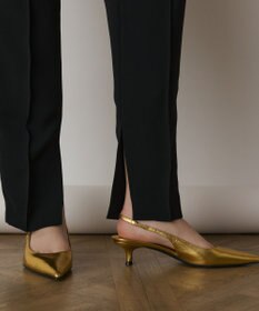 GRACE CONTINENTAL インサイドスリットスリムパンツ