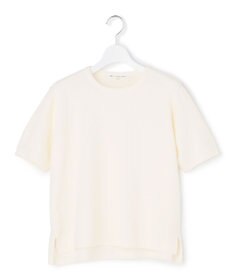 23区 コットンナイロンミニブークレ ニットT