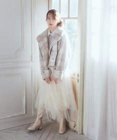 earth music&ecology シャギーショートコート