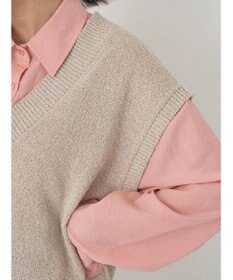 earth music&ecology ミニブークレＶネックベスト