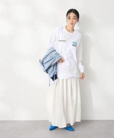 CRAFT STANDARD BOUTIQUE インド綿サイドタック切り替えスカート