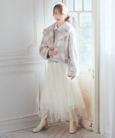 earth music&ecology シャギーショートコート