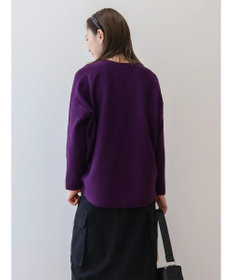 AMERICAN HOLIC バイパチ袖リブラグランニットプルオーバー