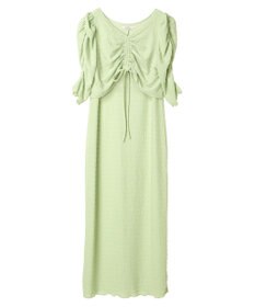 earth music&ecology やわらかカットソーレイヤード見えワンピース