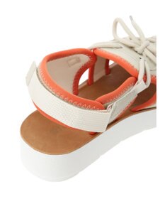 Green Parks ＲＵＰＩＳ．レースアップスポーツサンダル