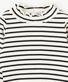 ANY KIDS テレコハイネック長袖Tシャツ