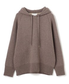 BEIGE， 【洗える】SEDONA / ウールカシミヤフーディーニット