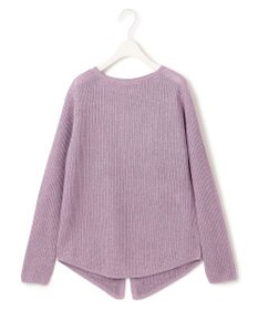 ICB 【洗える】 ペーパーブレンドシャインニット プルオーバー