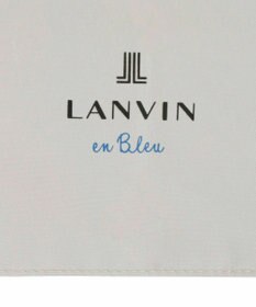 MOONBAT 【WEB限定】LANVIN en Bleu 晴雨兼用 折りたたみ傘 長傘(2WAY) プレーン×ロゴ刺繍 一級遮光 遮熱 UV