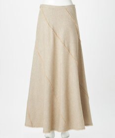 23区 【GOLD LABEL】リネンツイル フリンジ フレアスカート