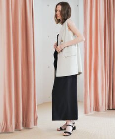 YECCA VECCA ドライタッチ金釦テーラードジレ