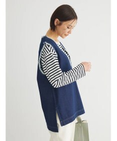 Green Parks Ｖネックフリンジベスト