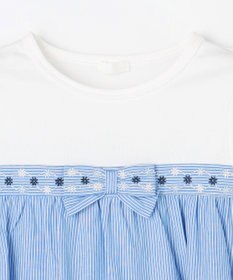 組曲 KIDS  【110-140㎝】 フラワーリボンチュニック