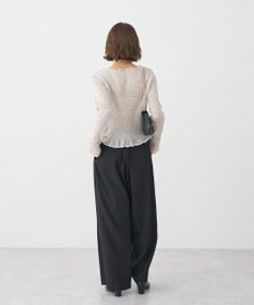 earth music&ecology 【2WAY】ウエストタブタックパンツ