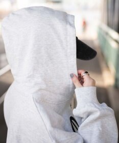 WEGO ロゴジップショートパーカー