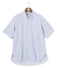 J.PRESS MEN 【KING SIZE】【吸水速乾 / 抗菌防臭 / 遮熱 / 防シワ】【J.PRESS OXFORD JERSEY】カノコインレイ半袖 シャツ / B.D.