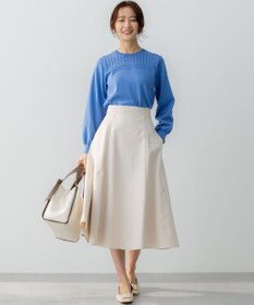 組曲 S 透かし柄 ニットプルオーバー