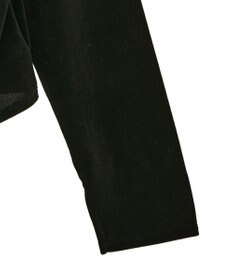 earth music&ecology シアーベロアドレープネックプルオーバー