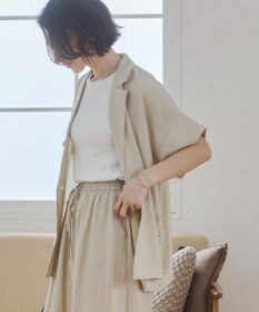 WEGO 【ANGIE VINTAGE】接触冷感半袖ジャケット