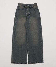 WEGO レースアップデニムパンツ