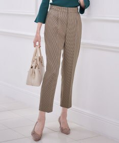 ANY SIS 【洗える】サイドバックルタックテーパード パンツ