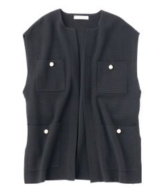 UNFILO 【VERYコラボ】パールボタンニットジレ