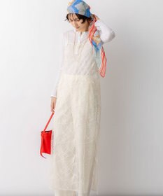 23区 【先行予約】刺繍レース キャミソールワンピース