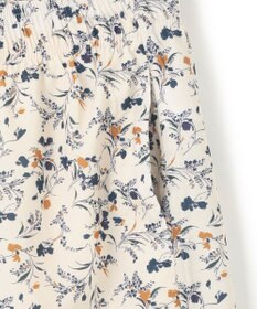 UNFILO MENS ボタニカルプリント イージーテーパードパンツ