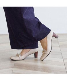 ing <ing>【WEB限定】ヒールアップビットローファー