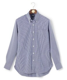 J.PRESS MEN 【PREMIUM PLEATS / 形態安定】ギンガムチェック ドレスシャツ / B.D.