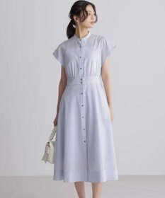 組曲 ニューリヨセルシャーティング ワンピース シャンブレーブルーストライプ系1