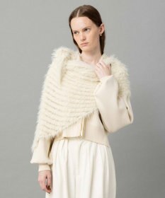 NAVE 【ReNAVE・洗える】メルティーシャギーニット ストール