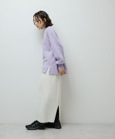 Green Parks リブドッキング裏起毛プルオーバー