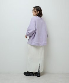 Green Parks リブドッキング裏起毛プルオーバー