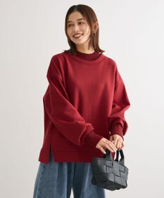 Green Parks リブドッキング裏起毛プルオーバー