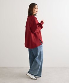 Green Parks リブドッキング裏起毛プルオーバー