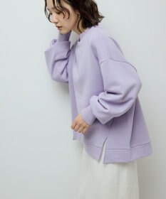 Green Parks リブドッキング裏起毛プルオーバー