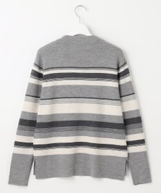 J.PRESS LADIES 【洗える】MULTI PITCH STRIPE ボーダー ニット