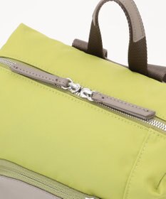 Y'SACCS ナイロン×リサイクルレザー　コンビマルチリュック