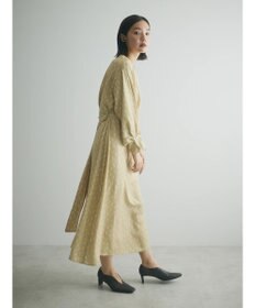 Green Parks armonia．スクエアドットプリントタックワンピース