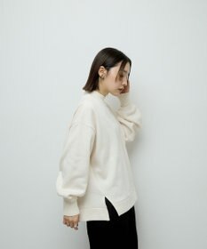 Green Parks リブドッキング裏起毛プルオーバー