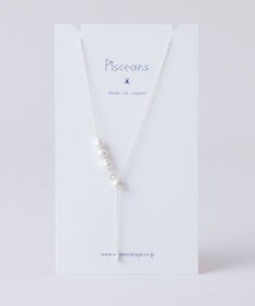 Pisceans 3ドロップパールスライドネックレス