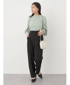 earth music&ecology ２ｗａｙピンタックテーパードパンツ