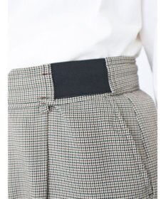 Green Parks きれいシルエットパンツ（ワイドストレート／柄）