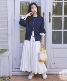 earth music&ecology フェイクレイヤードカーディガン