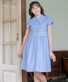 組曲 KIDS 【150-160㎝】シャンブレー ワンピース