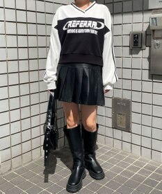 WEGO 切り替えショートスウェット