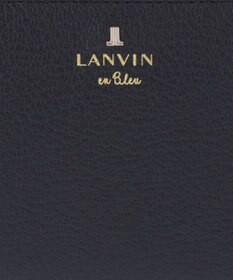 LANVIN en Bleu リム 二つ折りコンパクト財布