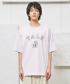 J.PRESS YORK STREET 【UNISEX】YALEブルドックプリント Tシャツ